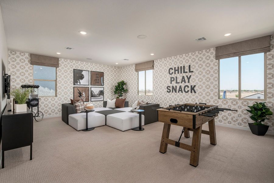 Representative furnished interior of a home built from the Grand 5G by Risewell Homes in Wildera, San Tan Valley (Image 9).