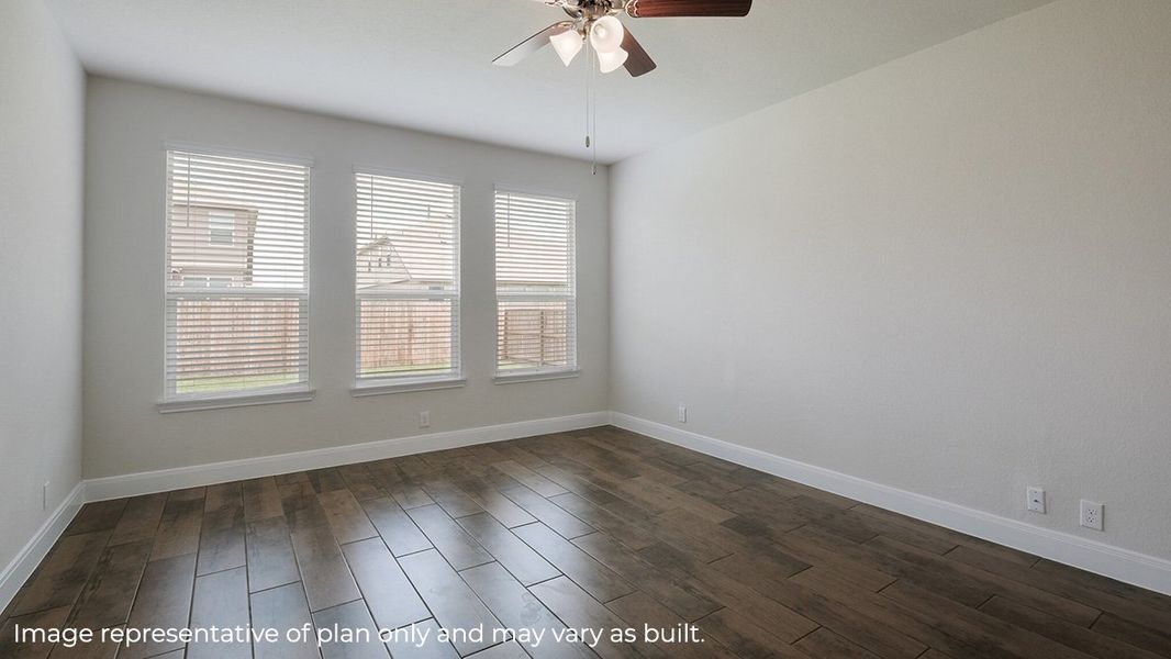 Representative unfurnished interior of a home built from the The Blanco by D.R. Horton in Steele Creek, Cibolo (Image 72).
