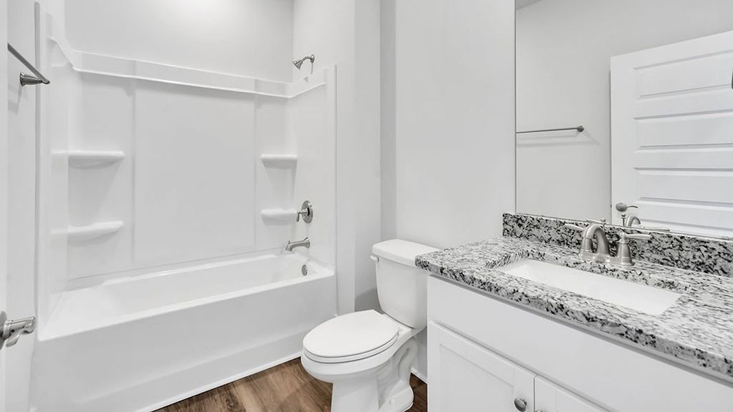 Furnished interior view inside a new home in The Haven at Indigo Preserve, Leland (Image 10).