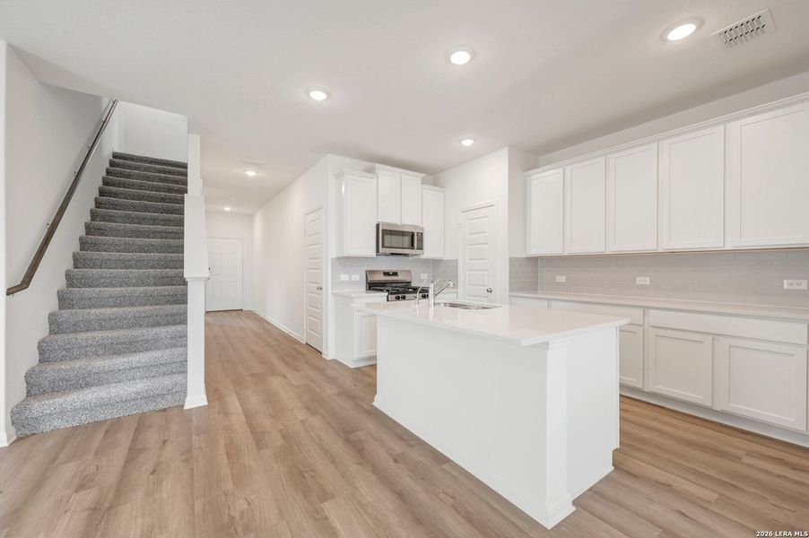 Furnished interior view inside a new home in Mesquite Ridge, San Antonio (Image 12).
