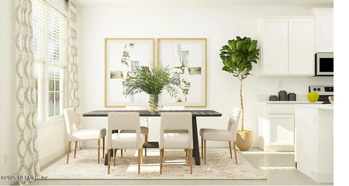 Furnished interior view inside a new home in Cove at Southwood, Jacksonville (Image 8).