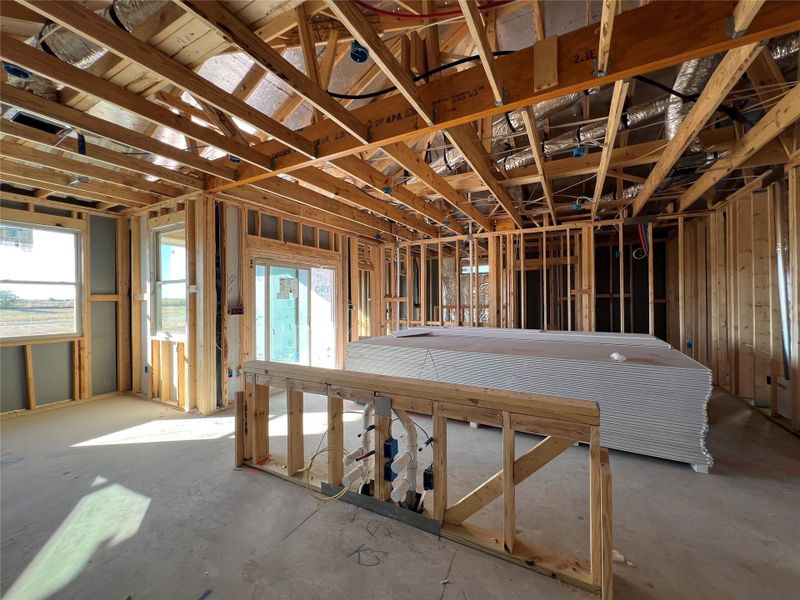 In-progress construction of a new home in Rolling Glen, Hutto, TX (Image 19). In-progress construction of a new home in Rolling Glen, Hutto, TX (Image 19).