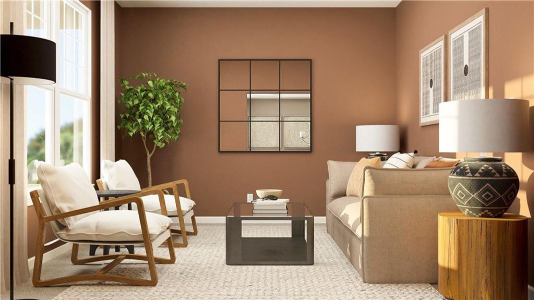 Furnished interior view inside a new home in Deer Valley, Canton (Image 7). Furnished interior view inside a new home in Deer Valley, Canton (Image 7).