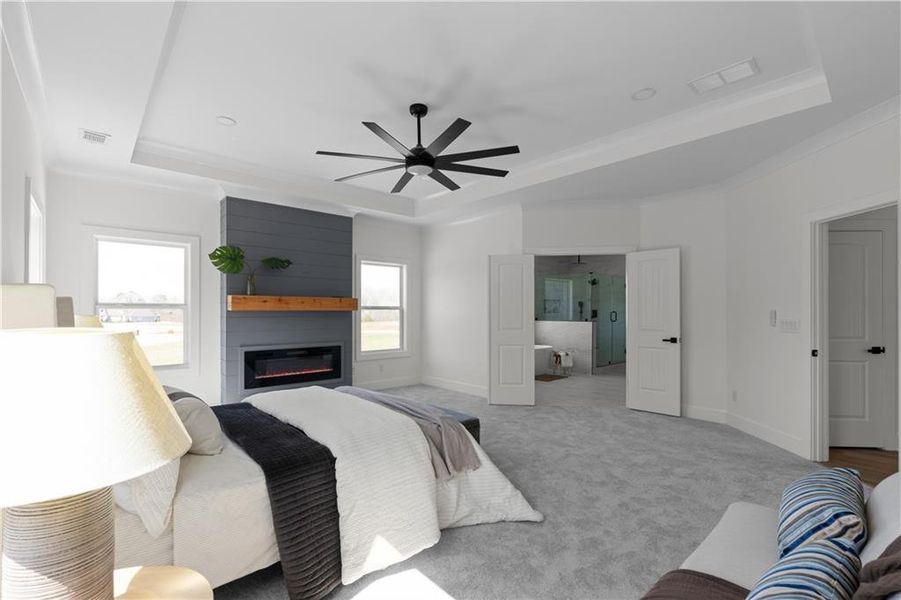 Furnished interior view inside a new home in , Social Circle (Image 45).