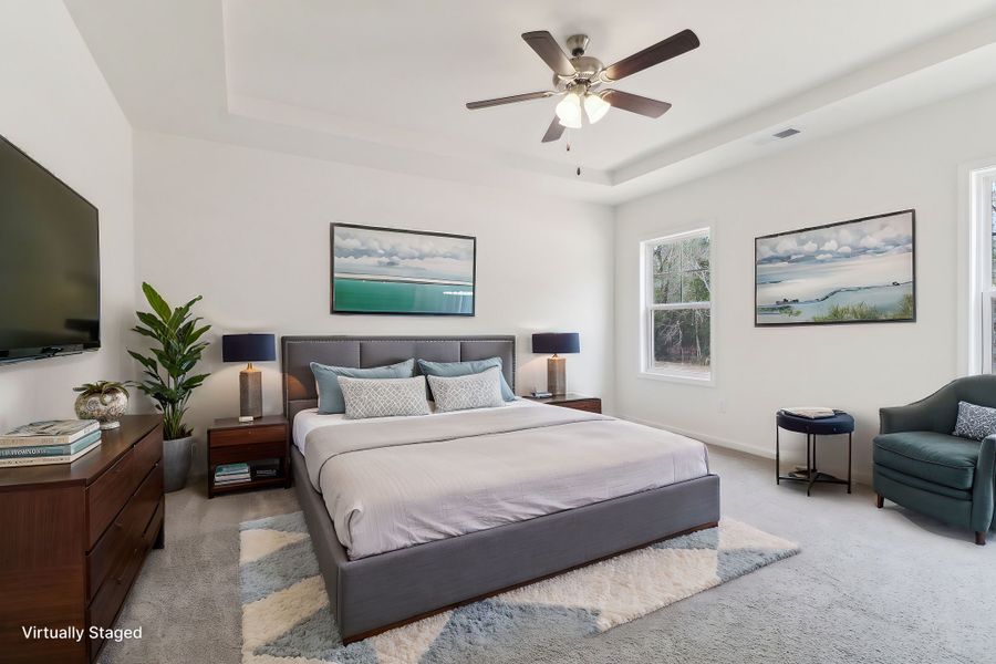 Representative furnished interior of a home built from the Darcy II by Great Southern Homes in Shady Grove, Conway (Image 15).