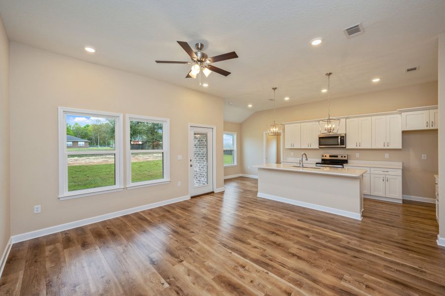 Representative furnished interior of a home built from the Jackson by CJL Homes in Oak Hollow, Crestview (Image 4).
