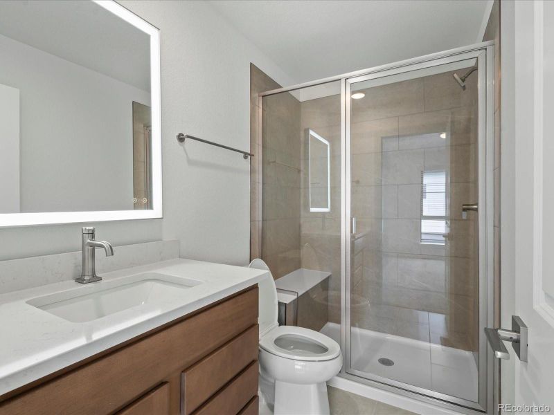 Furnished interior view inside a new home in The Hub at Virginia Village, Denver (Image 15).