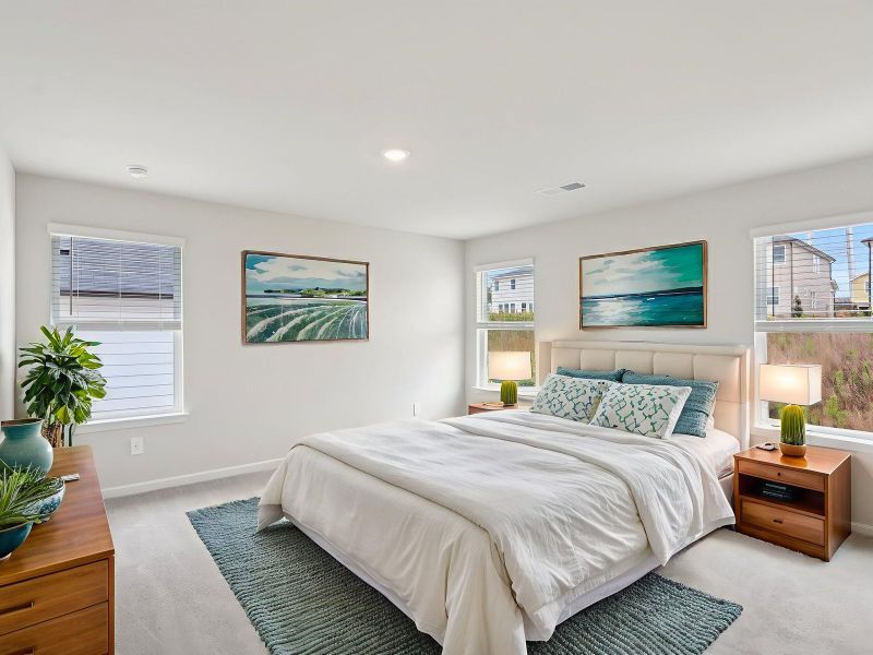 Furnished interior view inside a new home in Hawthorne Station, College Park (Image 8).