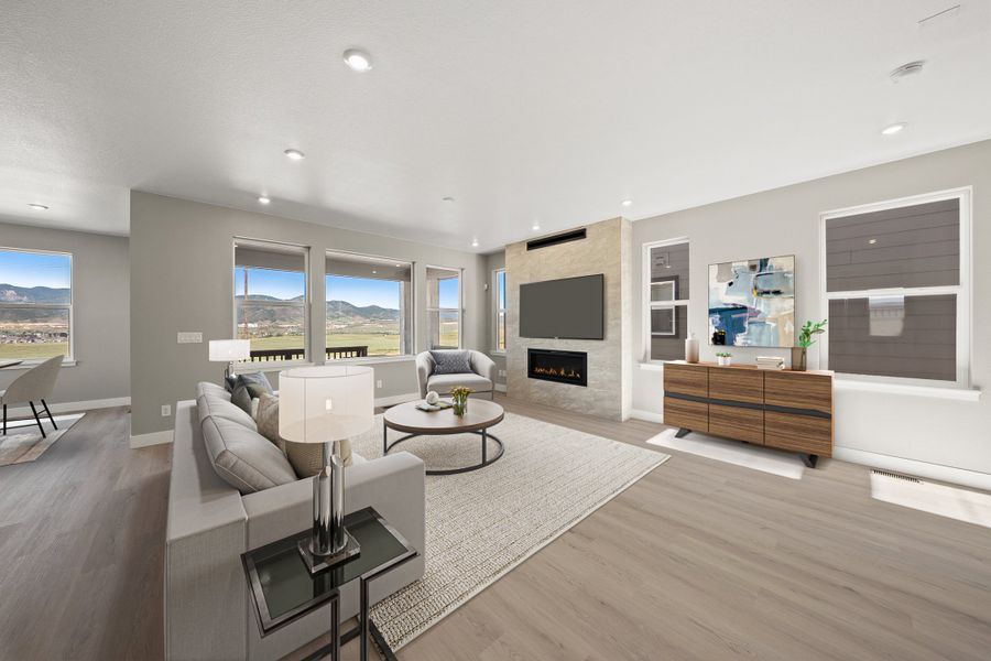 Representative furnished interior of a home built from the 1 by Trumark Homes in Trumark Homes at Sterling Ranch, Littleton (Image 6).