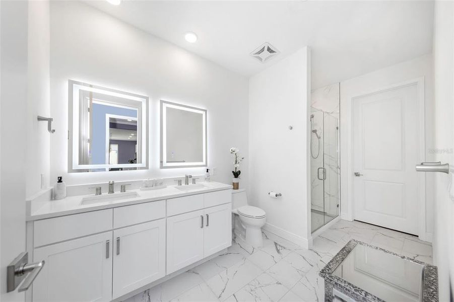 Furnished interior view inside a new home in Castille Urbana, St. Petersburg (Image 41).