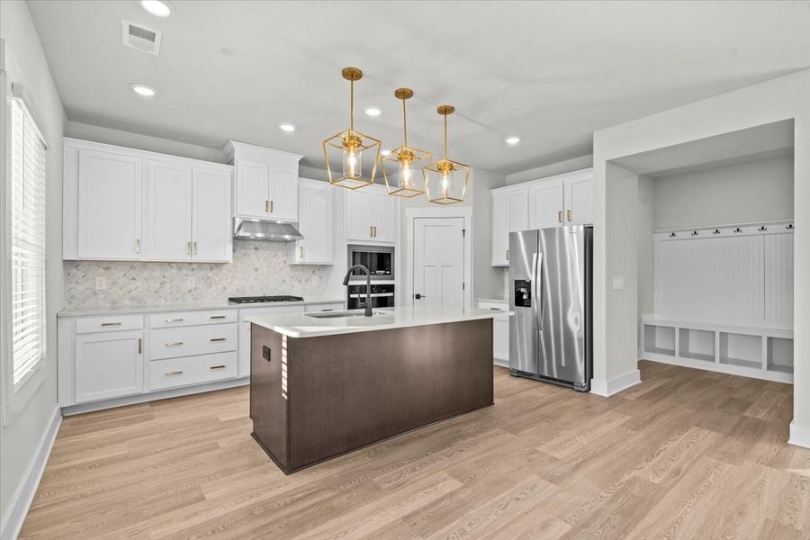 Furnished interior view inside a new home in Cedar Shoals - Signature Collection, Piedmont (Image 4).