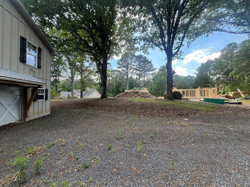 Exterior details and patio area of a home in , Ball Ground (Image 32).