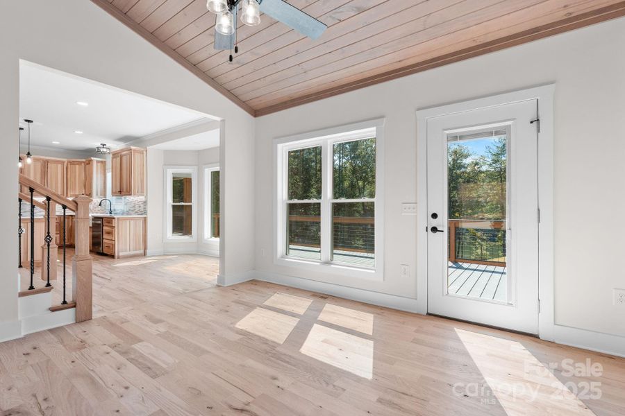 Furnished interior view inside a new home in , Connelly Springs (Image 5).