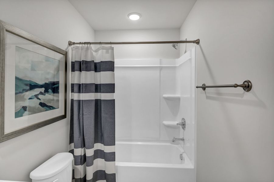 Representative furnished interior of a home built from the Jarrod by Veranda Homes in Trenton Place, Roebuck (Image 36).