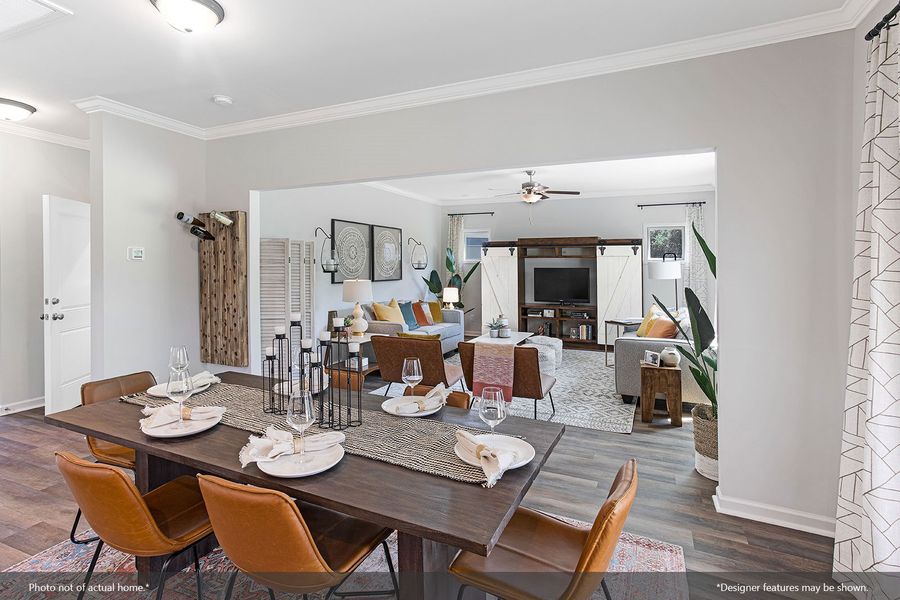 Furnished interior view inside a new home in Ellington, Elgin (Image 6). Furnished interior view inside a new home in Ellington, Elgin (Image 6).