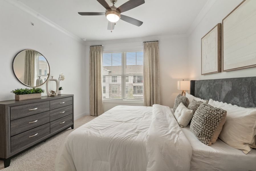 Representative furnished interior of a home built from the The Oleander by The Providence Group in Market Square at Sawnee Village, Cumming (Image 37).