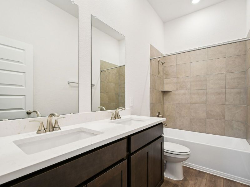 Furnished interior view inside a new home in Prairie Winds - Executive Collection, Hutto (Image 6).