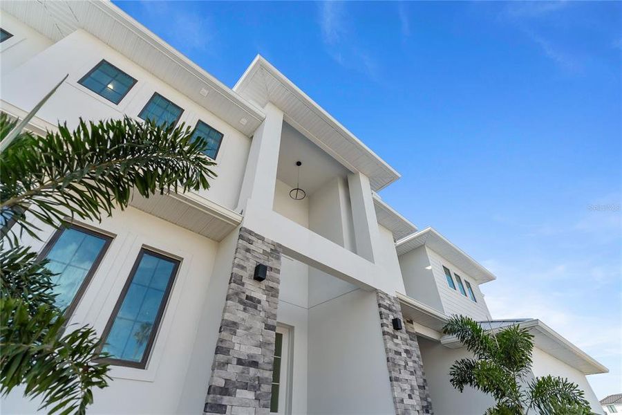 Exterior details and patio area of a home in , Longboat Key (Image 47). Exterior details and patio area of a home in , Longboat Key (Image 47).