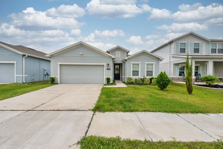 Front exterior of a new home in , Zephyrhills, FL, highlighting curb appeal (Image 2).