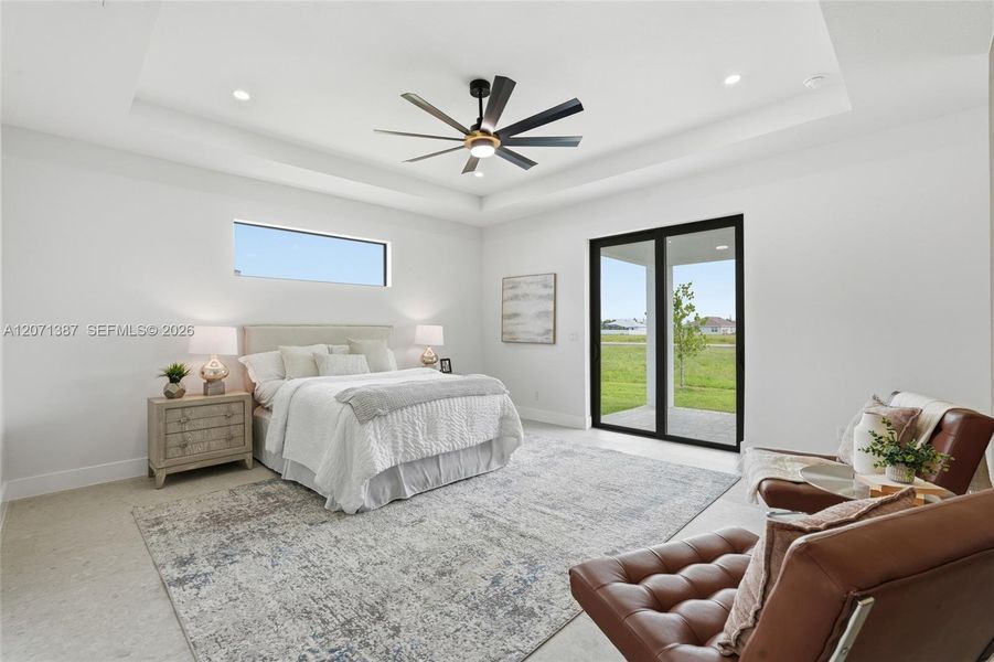 Furnished interior view inside a new home in , Cape Coral (Image 9).