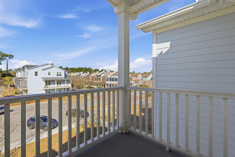 Exterior details and patio area of a home in , Summerville (Image 3).