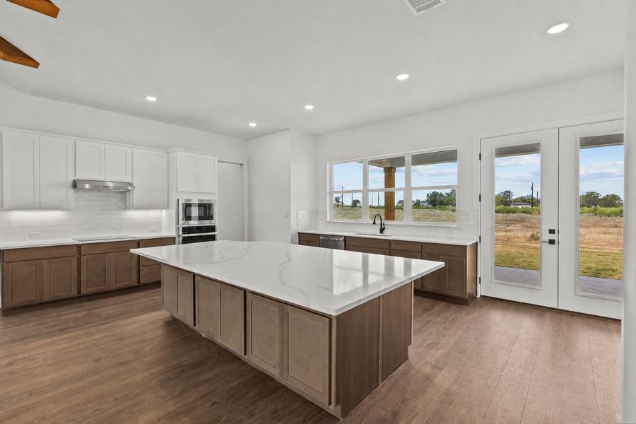 Furnished interior view inside a new home in , Dale (Image 5).