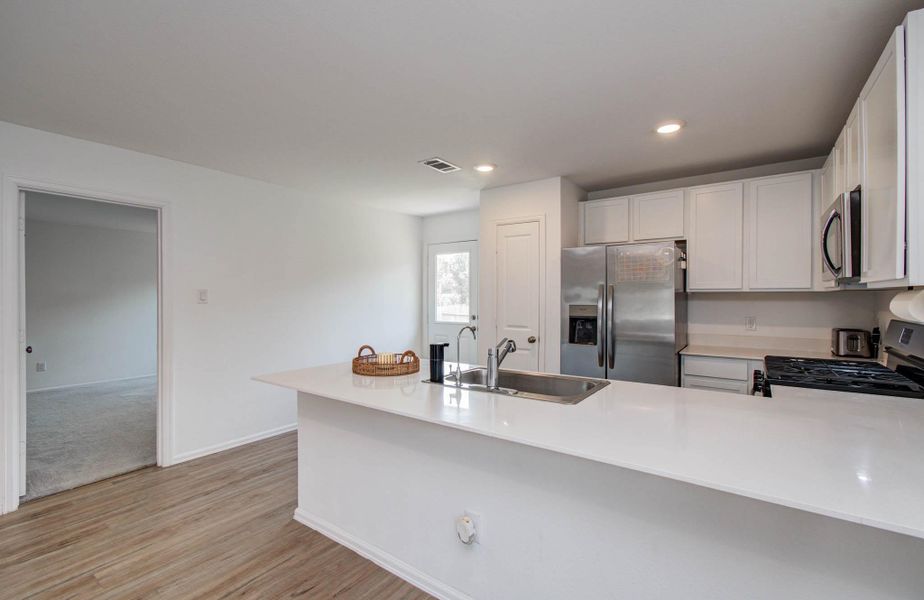 Furnished interior view inside a new home in Tavola: Cottage Collection, New Caney (Image 10).