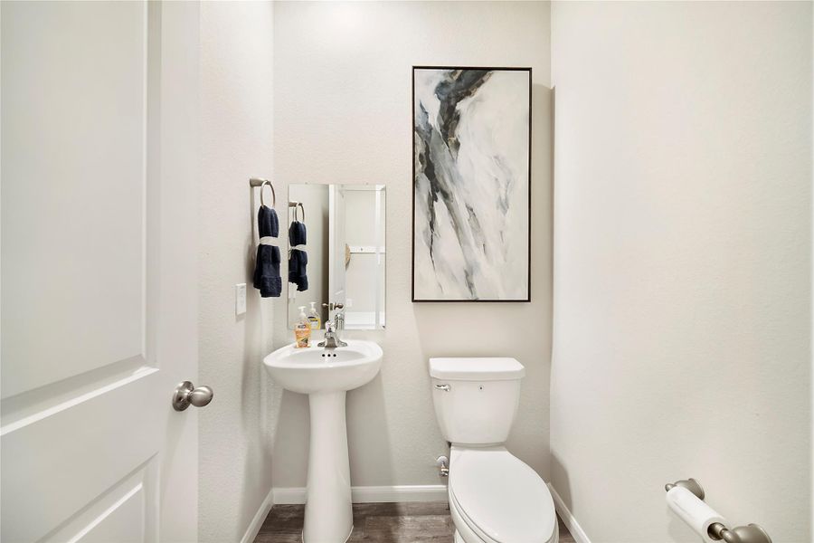 Furnished interior view inside a new home in Montgomery Ridge: Landmark Collection, Montgomery (Image 27).