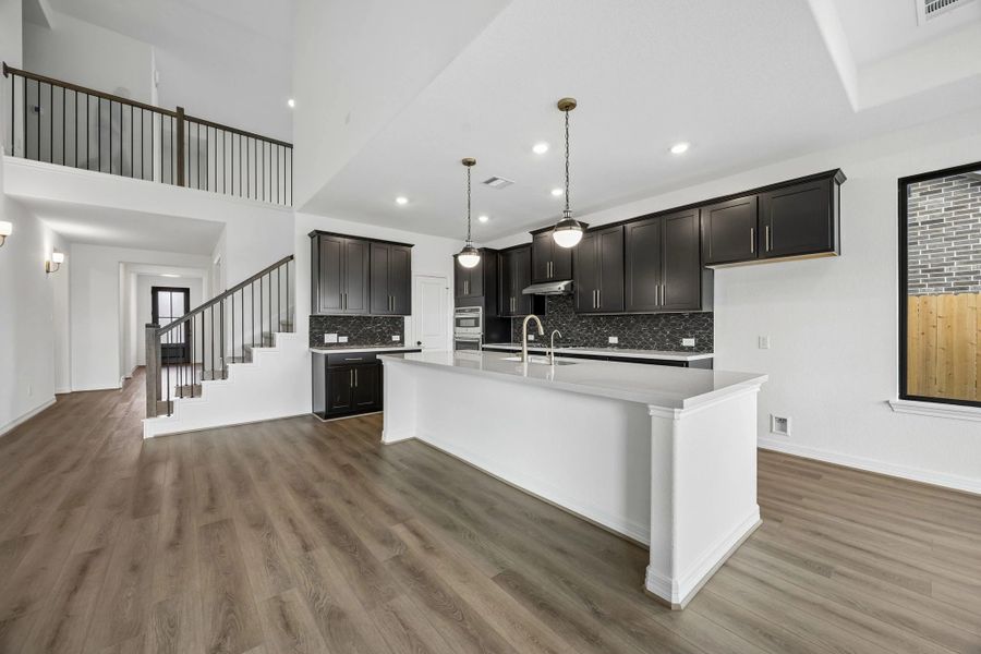 Furnished interior view inside a new home in Westland Ranch, League City (Image 5).
