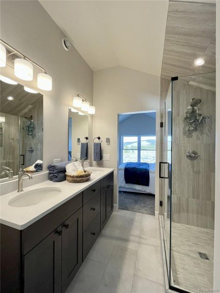 Furnished interior view inside a new home in , Leadville (Image 14).