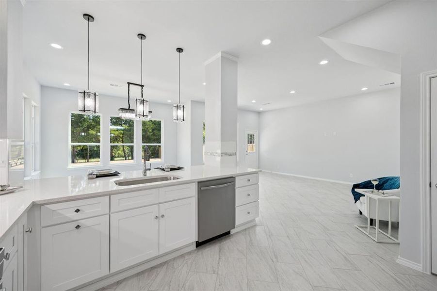 Furnished interior view inside a new home in , Ennis (Image 6).