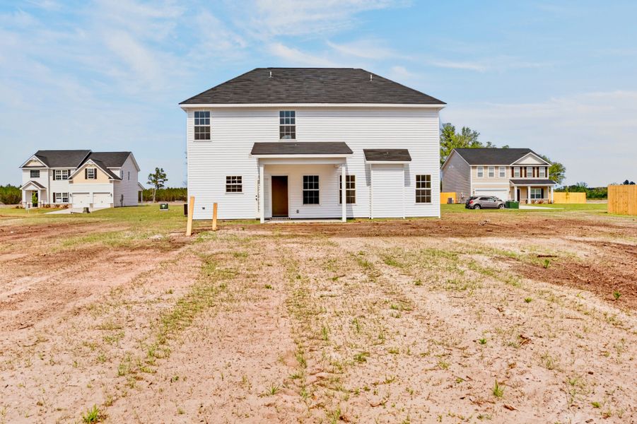 Representative exterior details of a home built from the The Sunbury by RTS Homes in Doctor's Creek, Ludowici (Image 3).