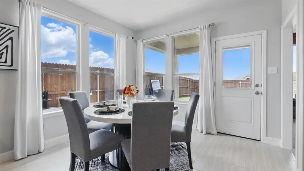Furnished interior view inside a new home in Legado, Cleburne (Image 17).