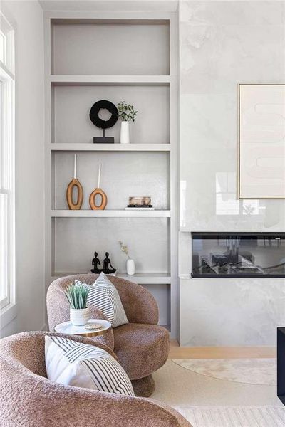 Furnished interior view inside a new home in , Atlanta (Image 9).