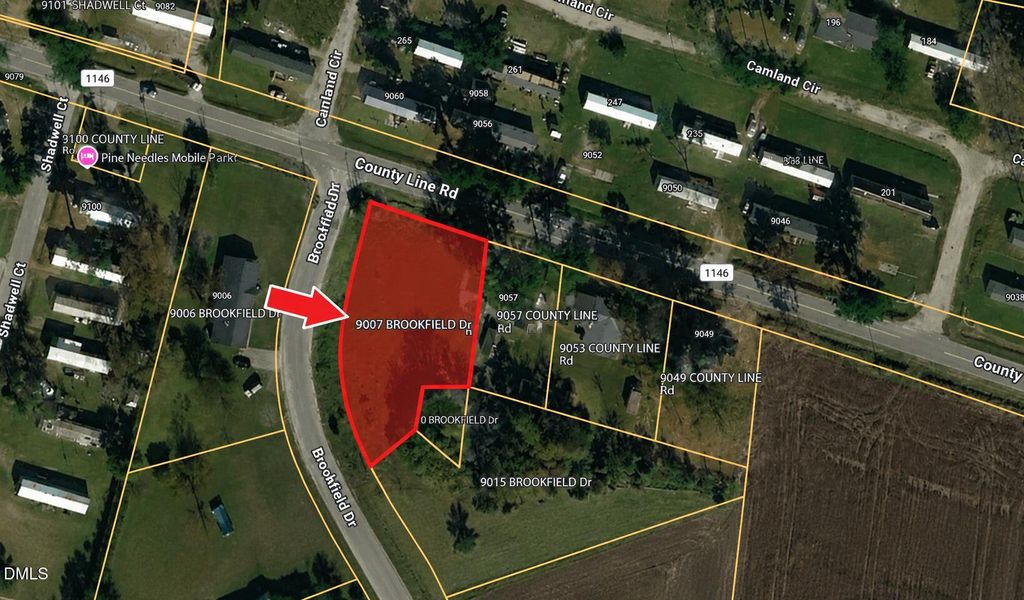 9007 Brookfield Aerial Image