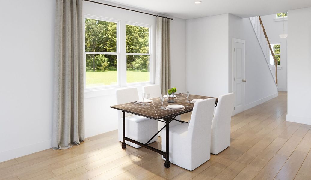 Representative furnished interior of a home built from the Collier by Mattamy Homes in Cardinal Landing, Coats (Image 5).