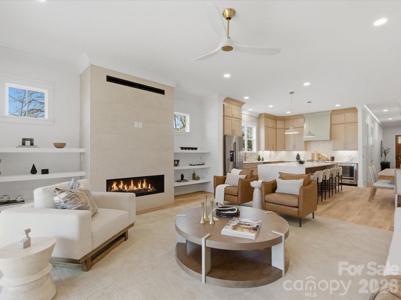 Furnished interior view inside a new home in , Charlotte (Image 9). Furnished interior view inside a new home in , Charlotte (Image 9).