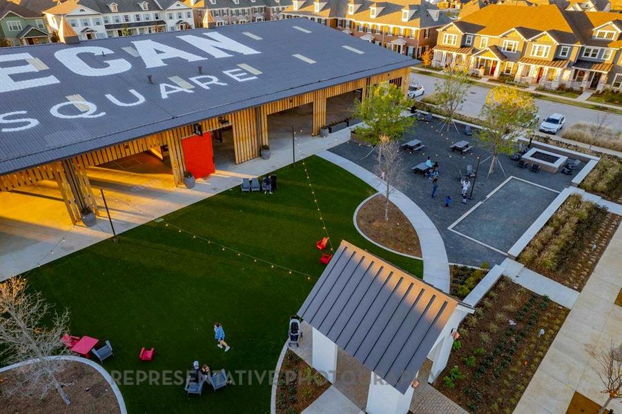 Community amenities in Pecan Square: 50ft. lots, Northlake (Image 10). Community amenities in Pecan Square: 50ft. lots, Northlake (Image 10).