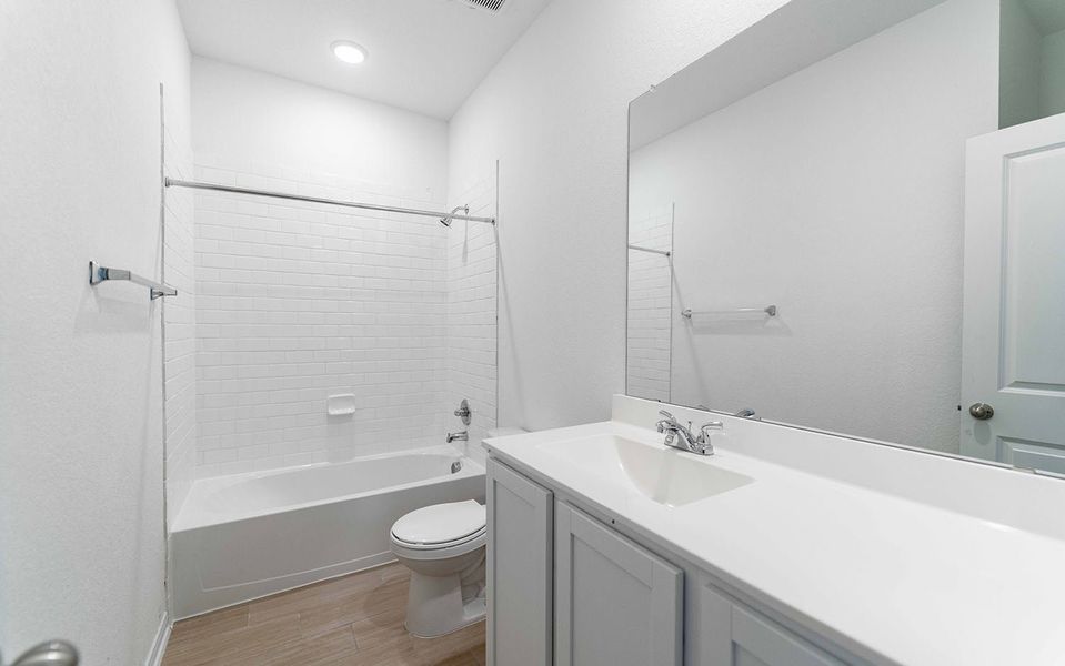 Furnished interior view inside a new home in Hunter's Ranch, San Antonio (Image 7).