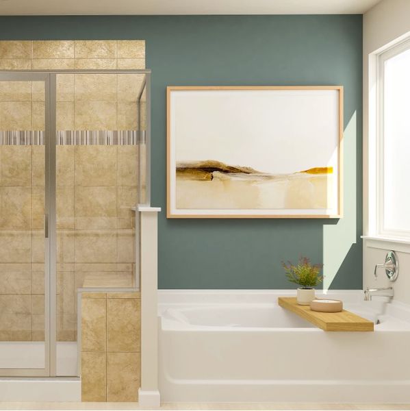 Representative furnished interior of a home built from the Elm by Lennar in Elizabeth: Arbor, Fort Mill (Image 18).