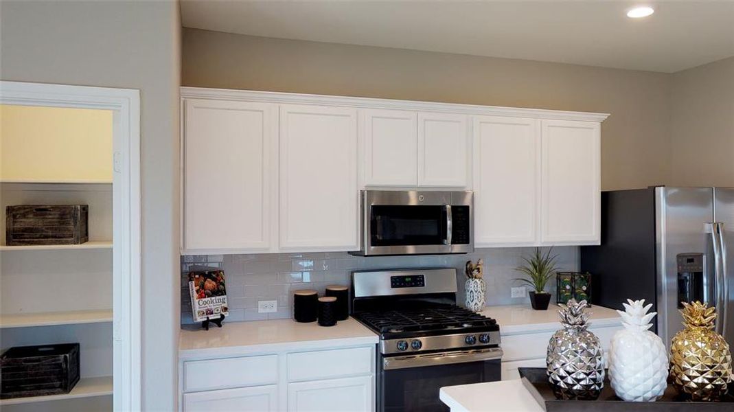Furnished interior view inside a new home in Azle Grove, Azle (Image 2). Furnished interior view inside a new home in Azle Grove, Azle (Image 2).