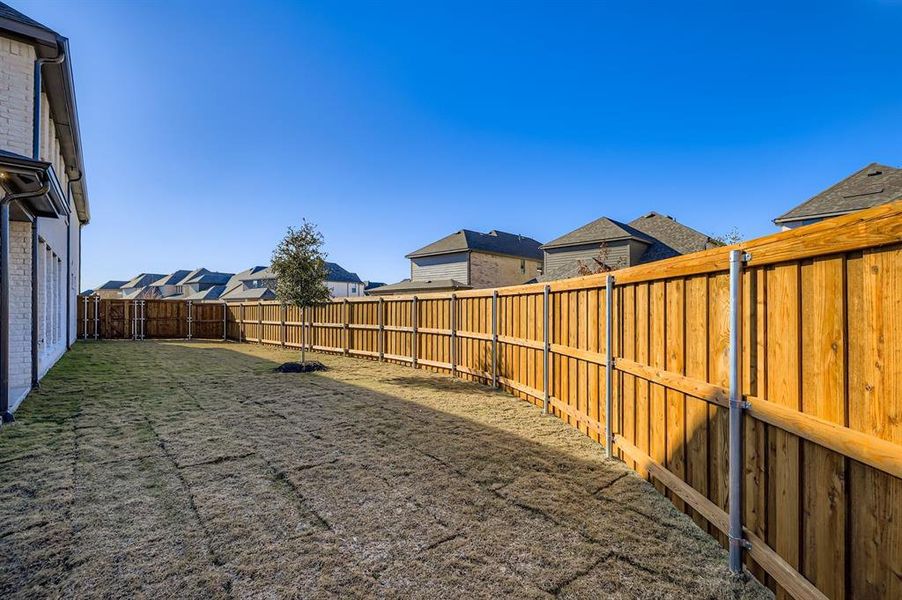 Exterior details and patio area of a home in Mosaic 40s, Celina (Image 3).