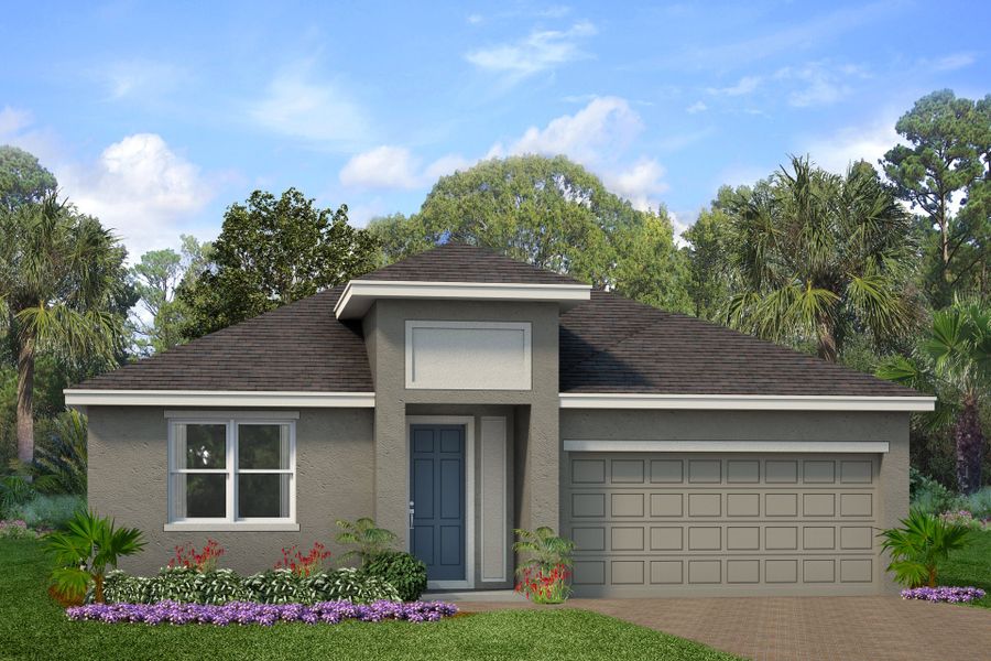 Representative exterior photo of a completed home built from the Evolve by Park Square Residential in Tarpon Bay, Haines City, FL (Image 20). Representative exterior photo of a completed home built from the Evolve by Park Square Residential in Tarpon Bay, Haines City, FL (Image 20).