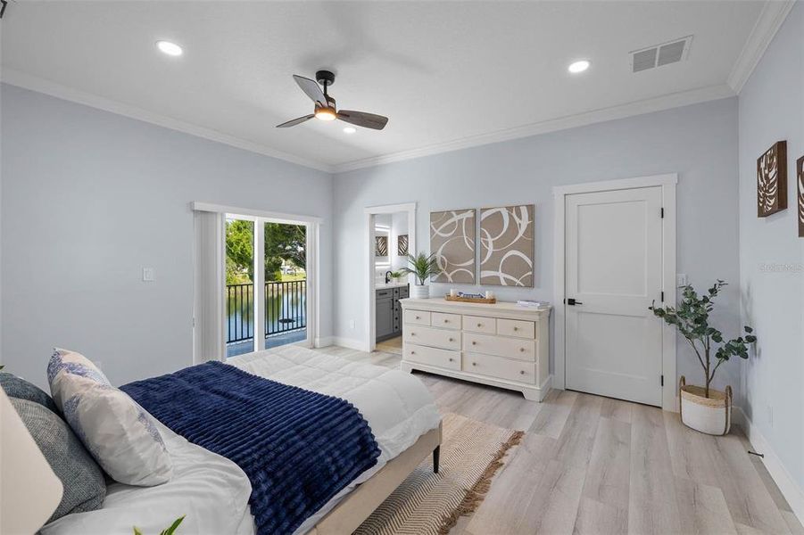 Furnished interior view inside a new home in , Hernando Beach (Image 13).
