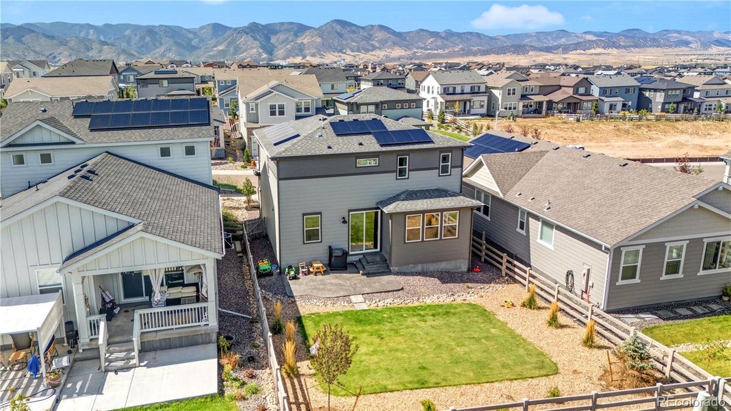 Front exterior of a new home in Ascent Village at Sterling Ranch - Single Family Homes, Littleton, CO, highlighting curb appeal (Image 22). Front exterior of a new home in Ascent Village at Sterling Ranch - Single Family Homes, Littleton, CO, highlighting curb appeal (Image 22).