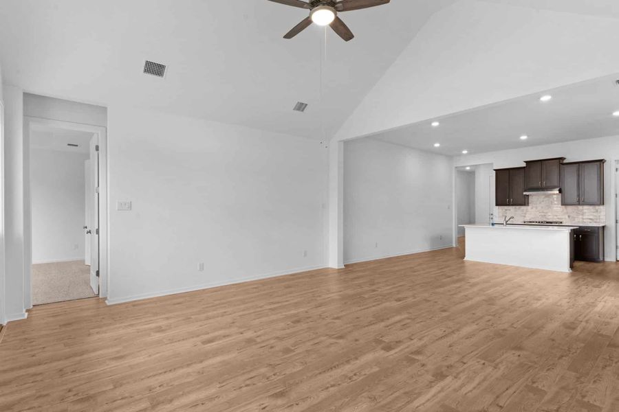 Spacious, unfurnished interior of a new home in Carillon, Manor (Image 17).