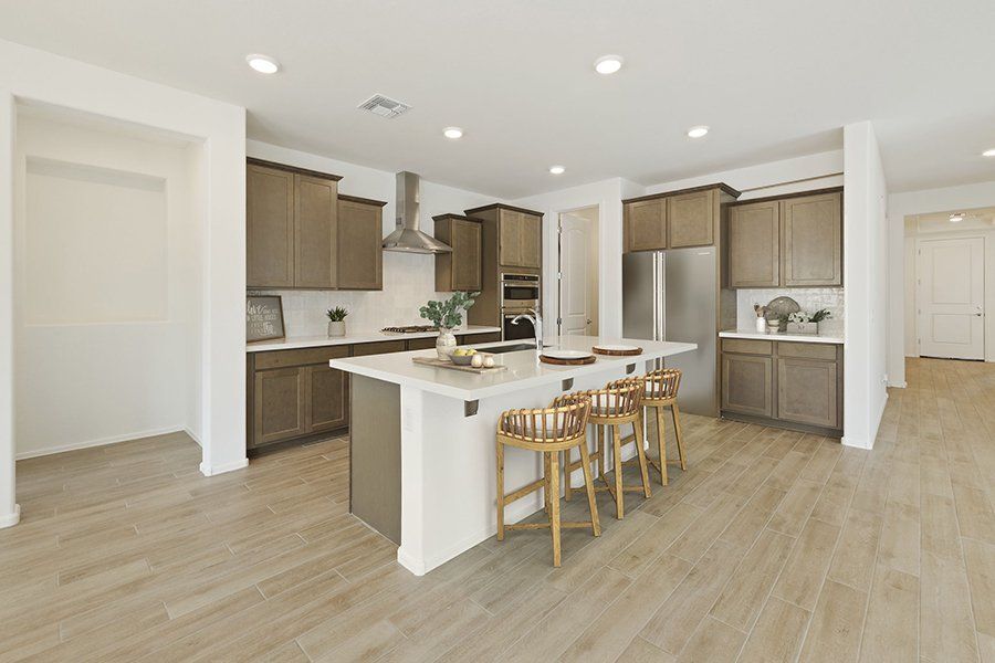 Furnished interior view inside a new home in Alora at Ironwing, Litchfield Park (Image 4).