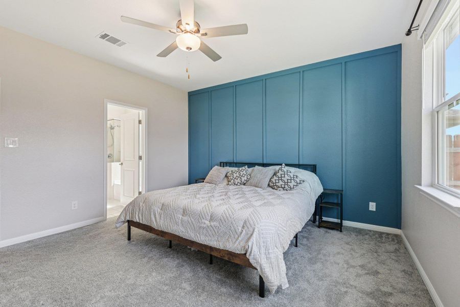 Furnished interior view inside a new home in Emory Crossing 50s, Hutto (Image 7). Furnished interior view inside a new home in Emory Crossing 50s, Hutto (Image 7).