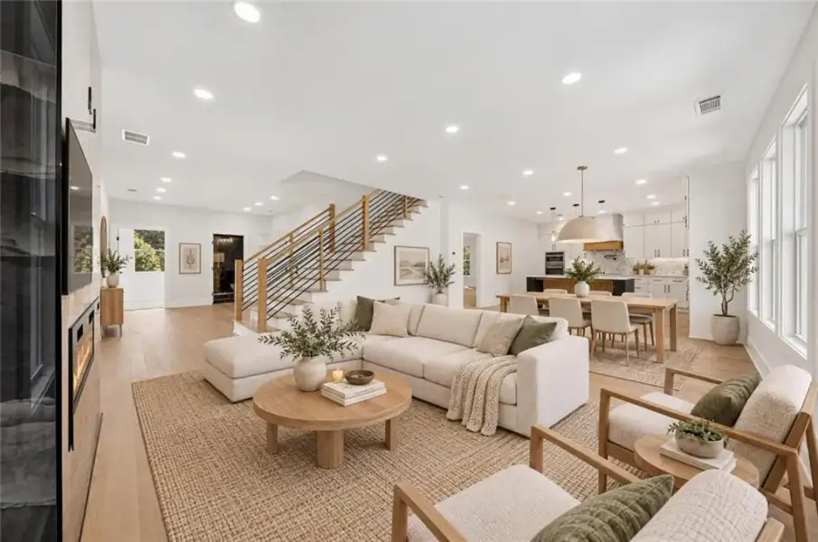 Furnished interior view inside a new home in , Loganville (Image 26).