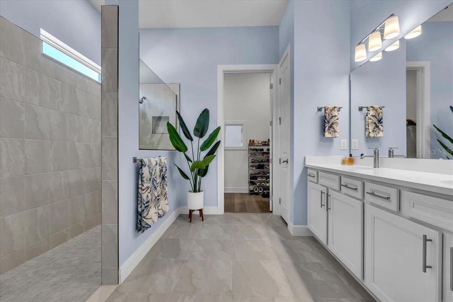 Furnished interior view inside a new home in , Parrish (Image 45).